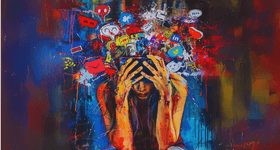 Blog highlight cover: Emerging Digital Behaviors: How Our Brain Is Evolving — A raw reflection on how smartphones, dopamine, AI and instant convenience are reshaping our brain.