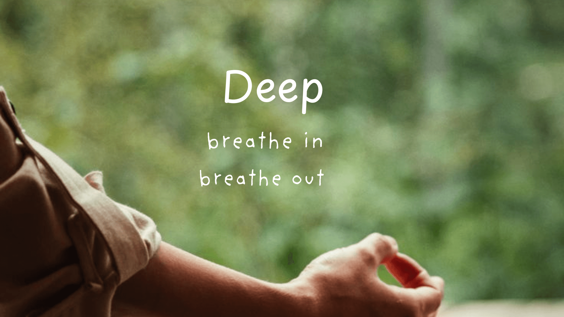 Simple meditation setup