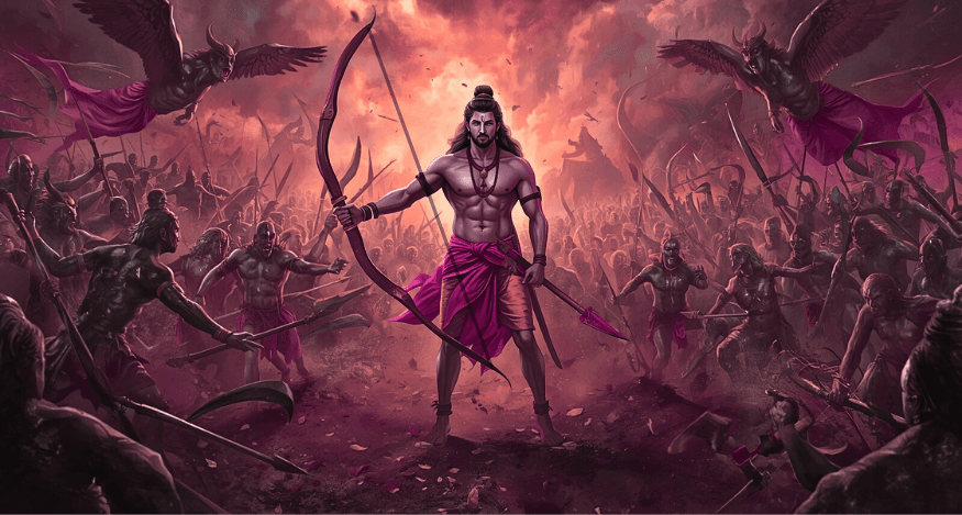 Ram vs Khar Dushan battle in Panchvati - Aranya Kand