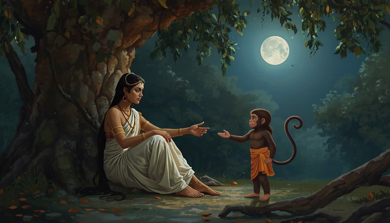 Featured cover for: Sundar Kand Part 4 | When Hanuman Returns — Hanuman returns with Sita’s message and now the path to war finally opens.