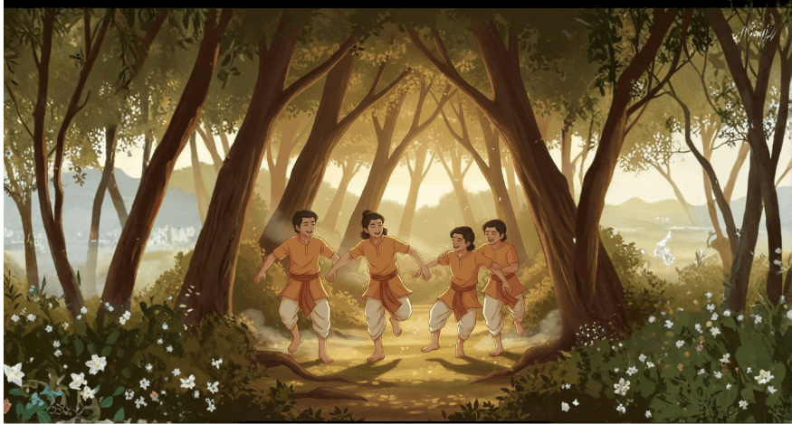 Bal Kand illustration from Ramcharitmanas