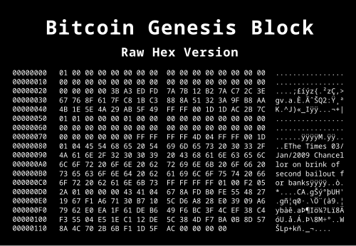Satoshi Nakamoto's first block sent to coinbase.