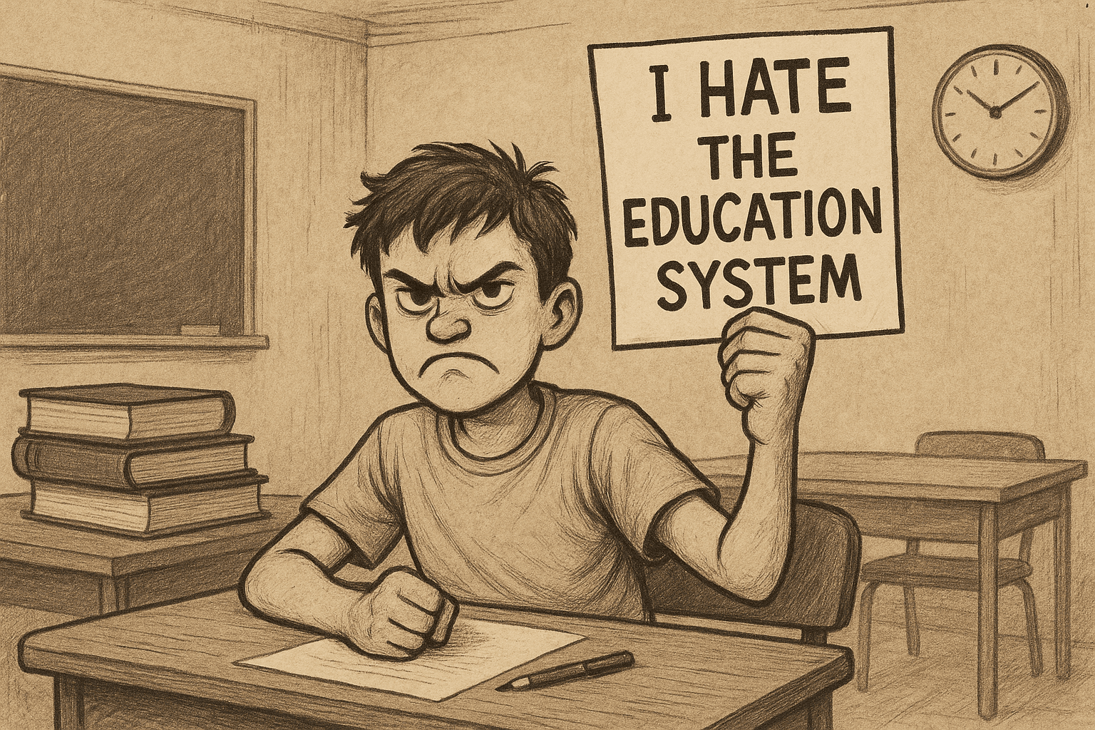 Cover image for blog post 'Why I Hate School: A Raw Confession Straight from My Heart'